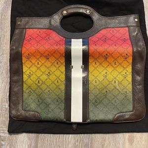 L.A.M.B. Carlisle Rasta Fold-over Clutch